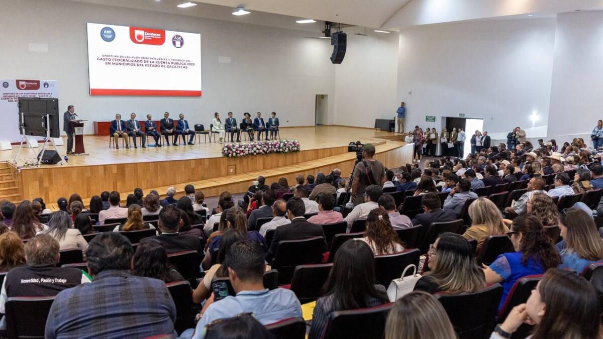 Asistentes a la apertura de auditorías integrales al gasto federalizado de la Cuenta Pública 2025 en Zacatecas